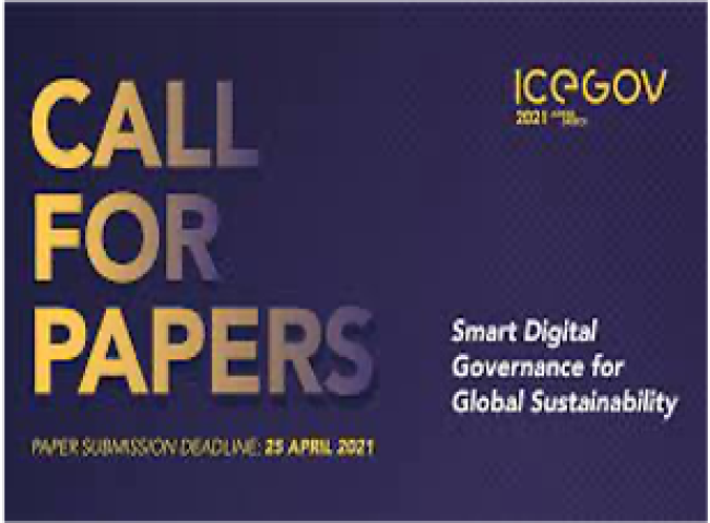 ICEGOV 2021 on “Smart Digital Governance for Global Sustainability” 