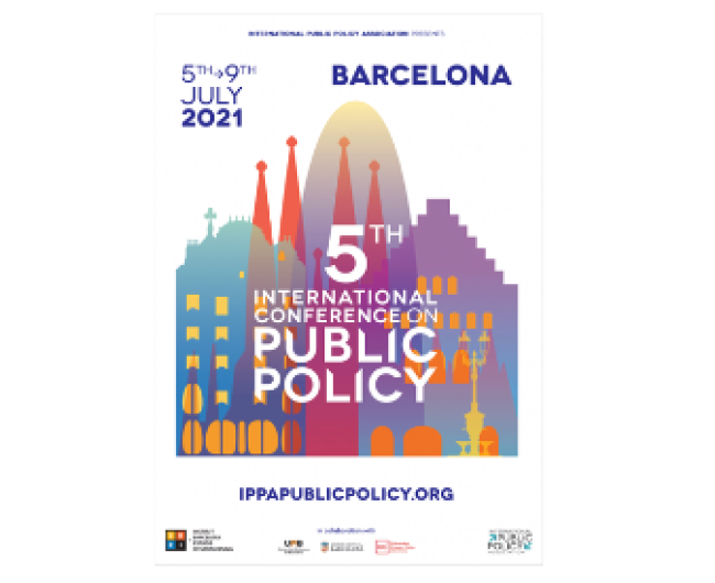 Fifth International Conference on Public Policy (ICPP5) – Barcelona 2021 