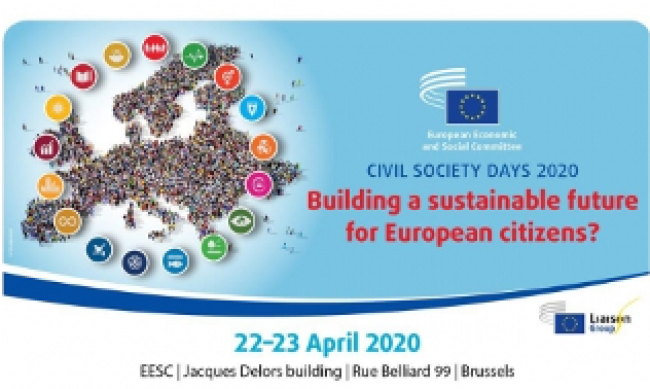 Civil Society Days 2020 on “Building A Sustainable Future for European Citizens?” 