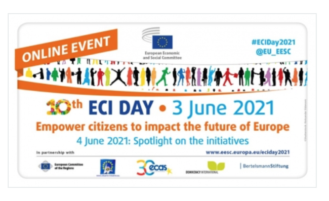 The 10th ECI Day 2021: Empower Citizens to Impact on the Future of Europe  