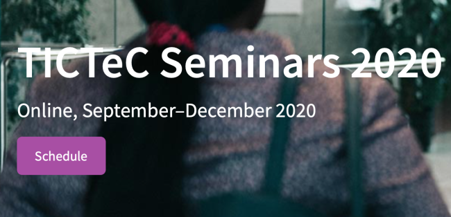 2020 TICTeC Seminars on “Digitalization, Transparency and Accountability” 